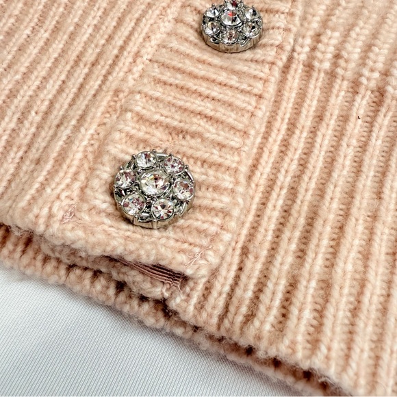 White House Black Market Light Pink Knit Cardigan - Picture 2 of 7